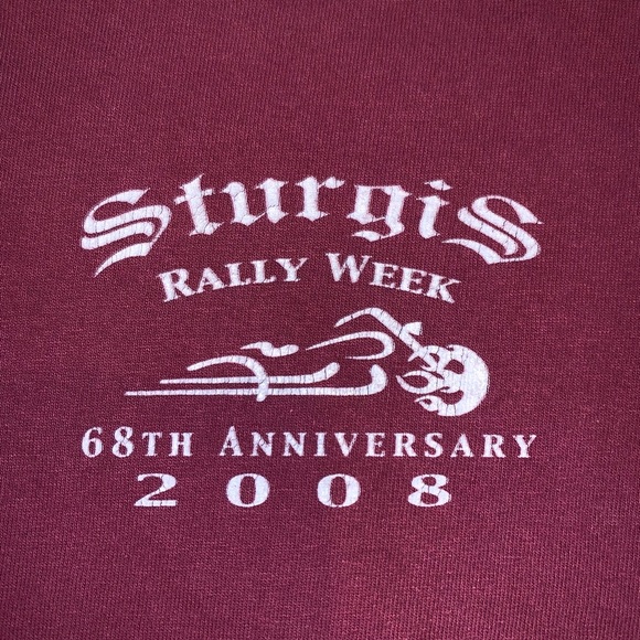 2008 Sturgis Black Hills Rally Shirt Size L Large - Picture 6 of 8